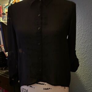 Rosetti Black Button Down Shirt